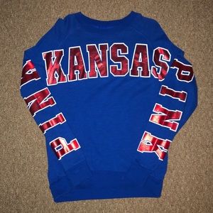 Pink oversized long sleeve tee